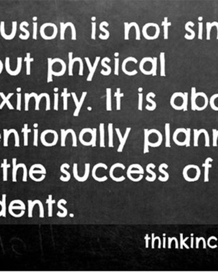 The Beauty of Inclusion