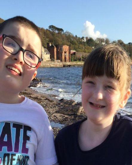 Siblings getting used to things they shouldn’t have to