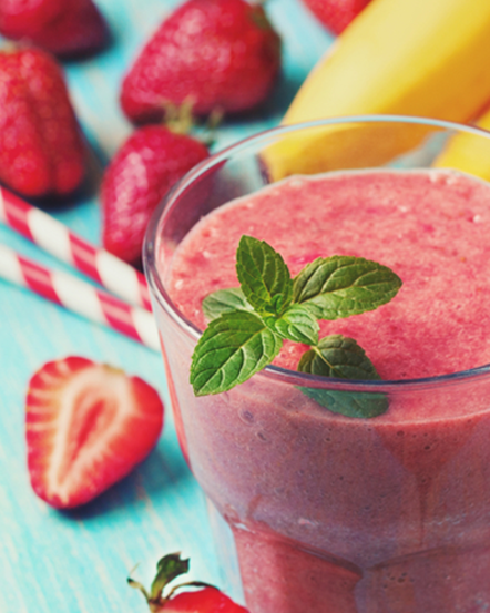 Recipe For Weight Gain: Strawberry Banana Smoothie