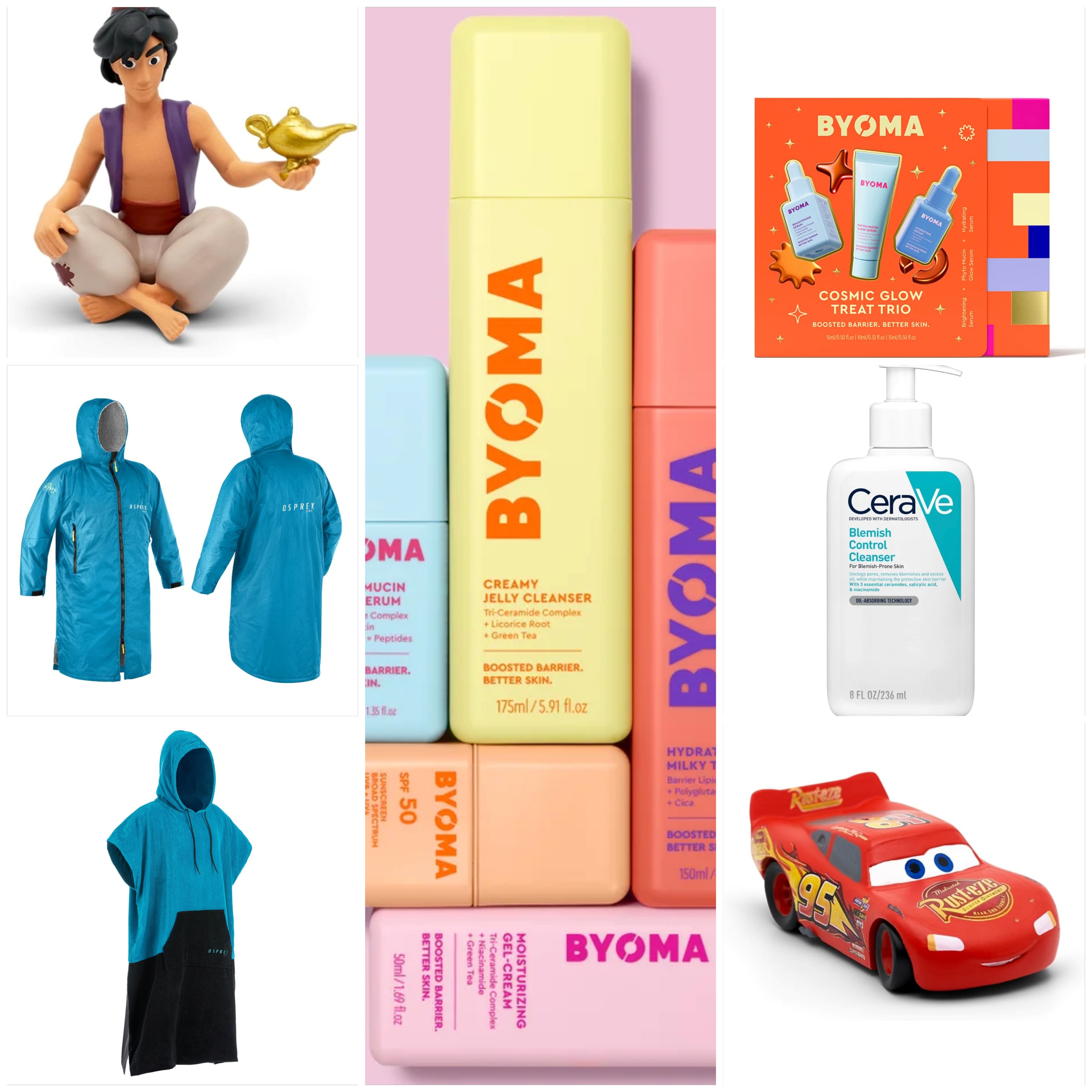 A selection of gifts